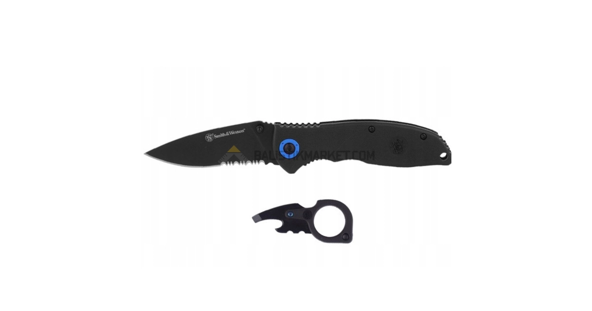Smith & Wesson Clip Folder With Keychain Çakı