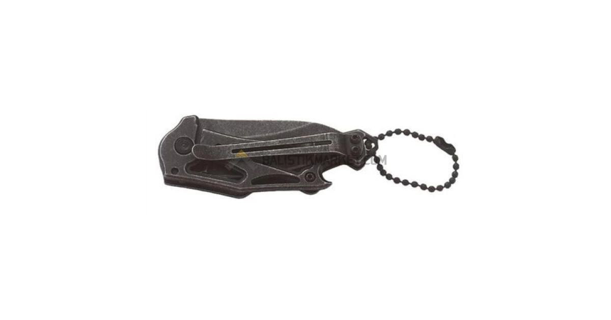 Smith & Wesson Stonewash Drop Point Frame Lock Anahtarlık Çakı