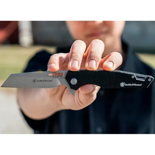 Smith & Wesson Sideburn Satin Wharncliffe Çakı