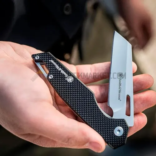 Smith & Wesson Sideburn Satin Wharncliffe Çakı