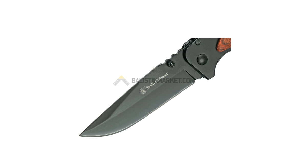 Smith & Wesson Wood Handle Çakı