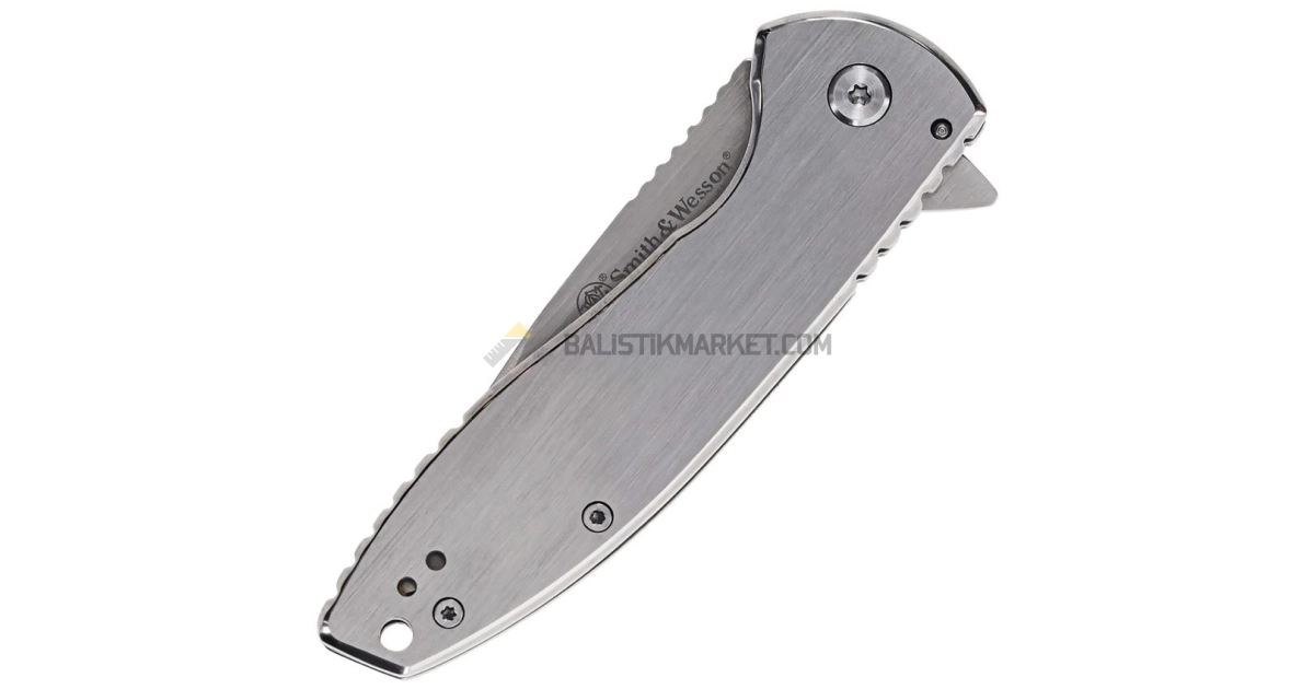 Smith & Wesson Executie Platinum Satin Drop Point Çakı