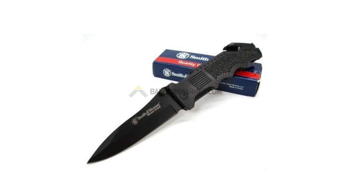 Smith & Wesson Border Guard Drop Point Çakı