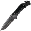 Smith & Wesson Border Guard Liner Lock Serrated Tanto Çakı