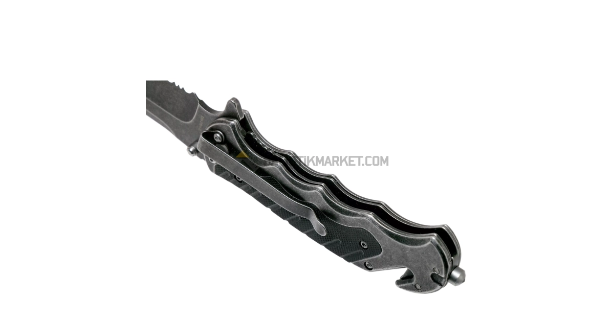 Smith & Wesson Border Guard Liner Lock Serrated Tanto Çakı