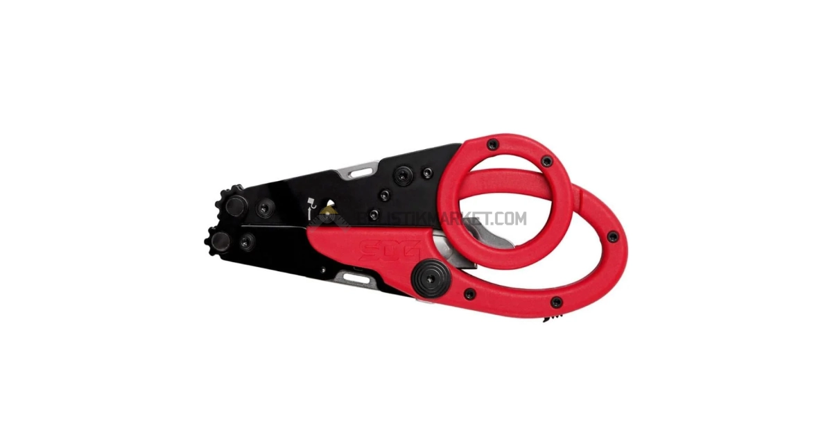 SOG Parashears Çok Amaçlı Makas (Kırmızı)
