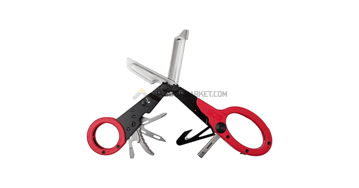 SOG Parashears Çok Amaçlı Makas (Kırmızı)