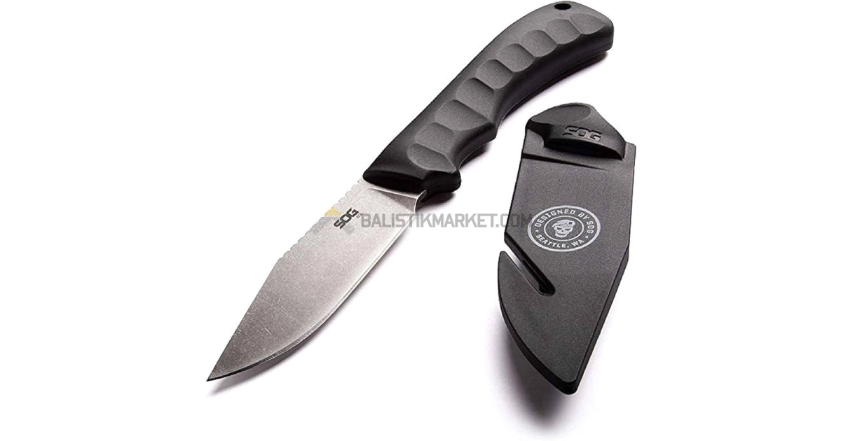 SOG Ace-Stonewash Siyah Kılıflı Çakı