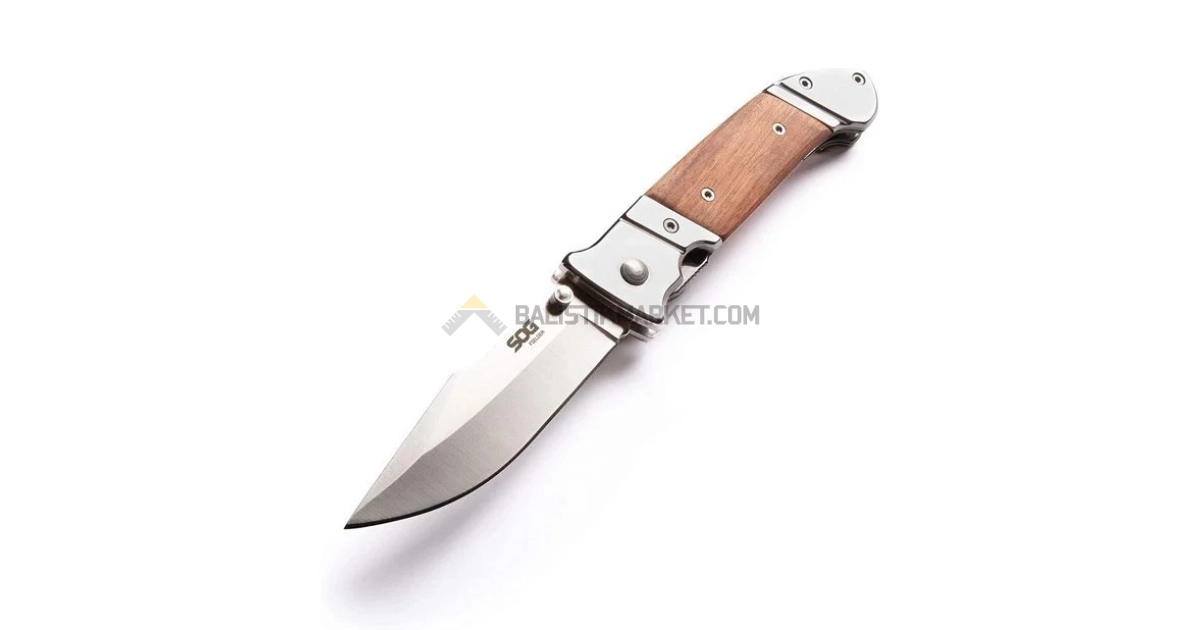 SOG FF-30 Fielder Ahşap Saplı Çakı