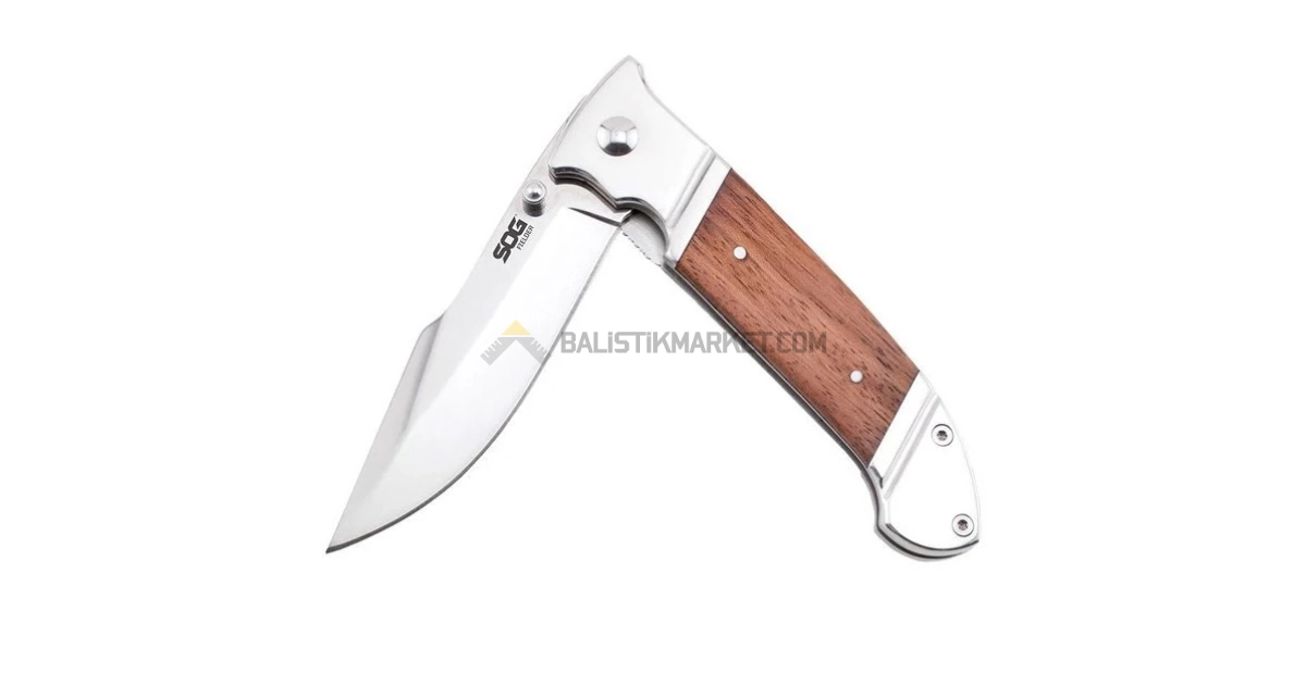 SOG FF-30 Fielder Ahşap Saplı Çakı