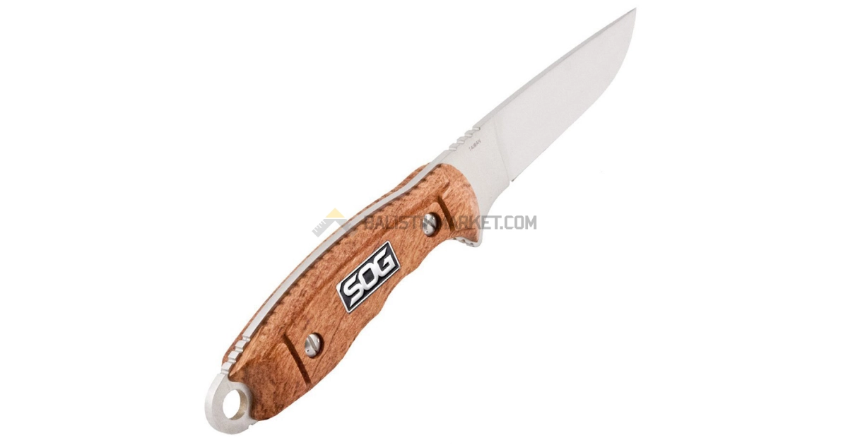 SOG HT022L Huntspoint Ahşap Saplı Sabit Bıçak