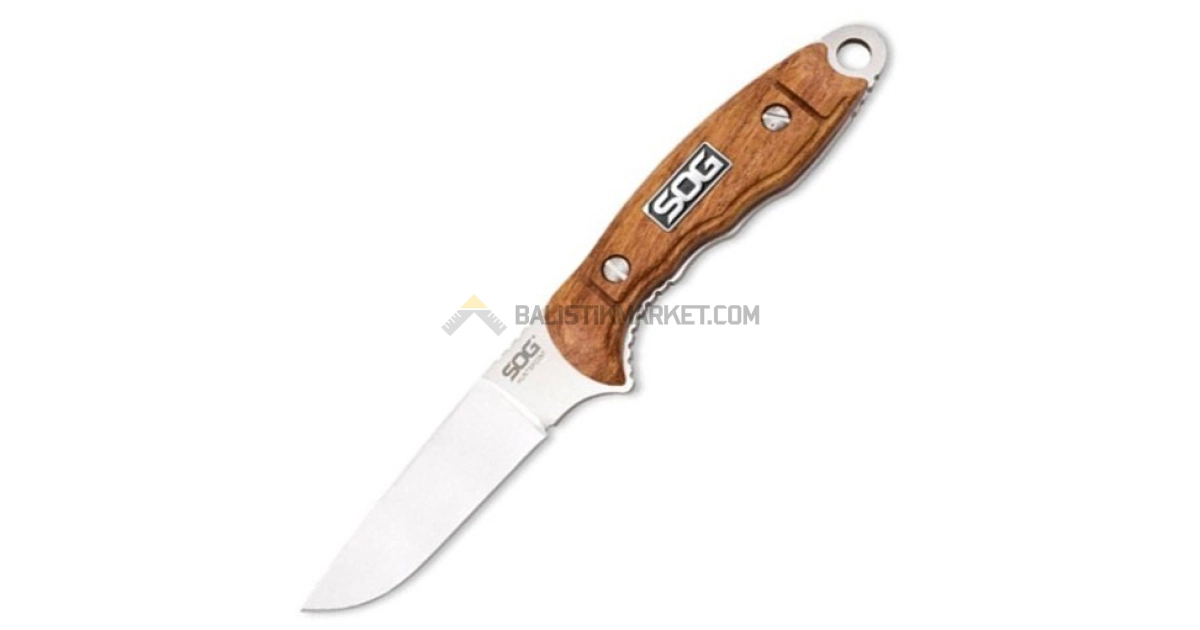 SOG HT022L Huntspoint Ahşap Saplı Sabit Bıçak