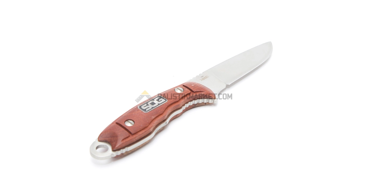 SOG HT022L Huntspoint Ahşap Saplı Sabit Bıçak