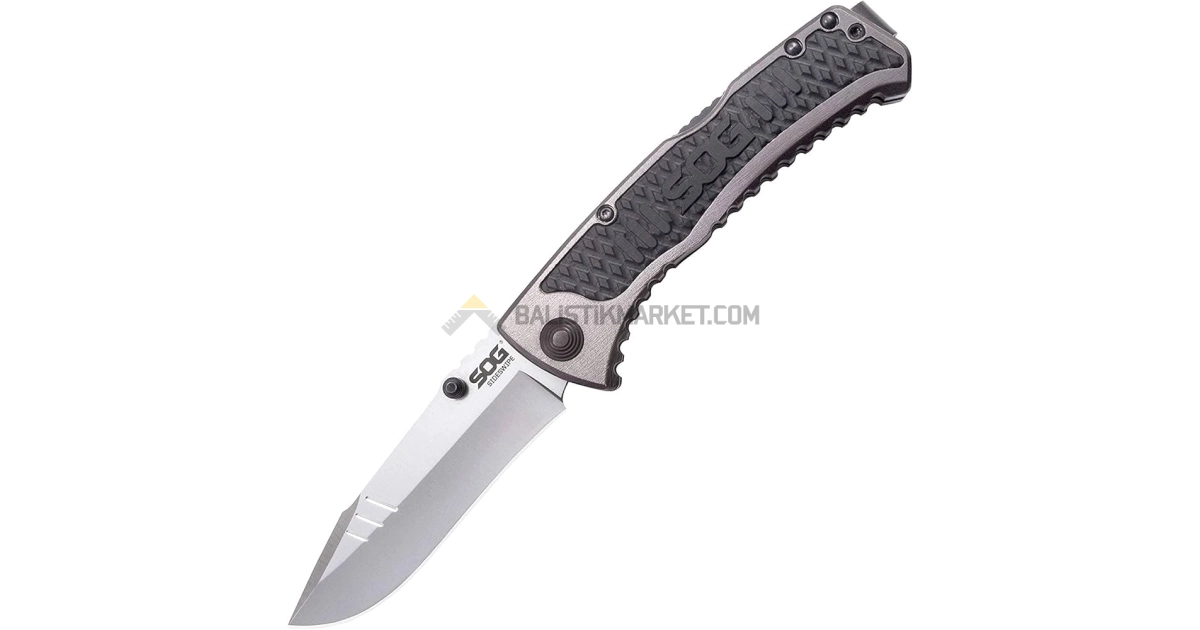 SOG Sideswipe Mini Grİ Klipsli Çakı