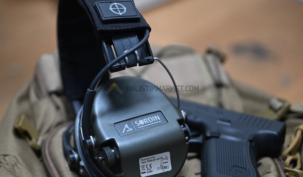 Sordin ACE Jackal Aktif Jel Atış Kulaklığı (Siyah)