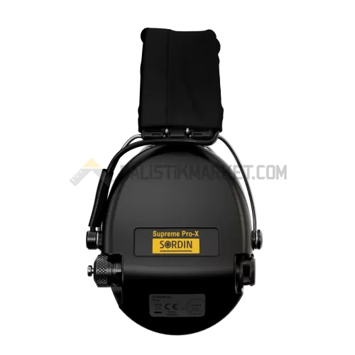 Sordin Supreme Pro-X Elektronik Atış Kulaklığı (Siyah)
