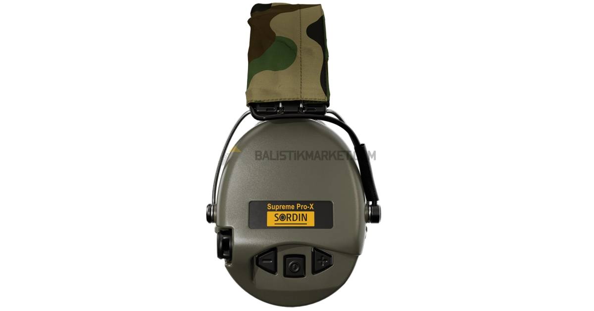 Sordin Supreme Pro-X Elektronik Atış Kulaklığı (Camo)