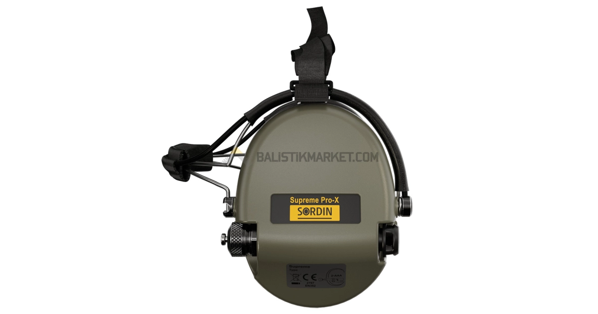 Sordin Supreme Pro-X Boyun Bantlı Profesyonel Elektronik Atış Kulaklığı