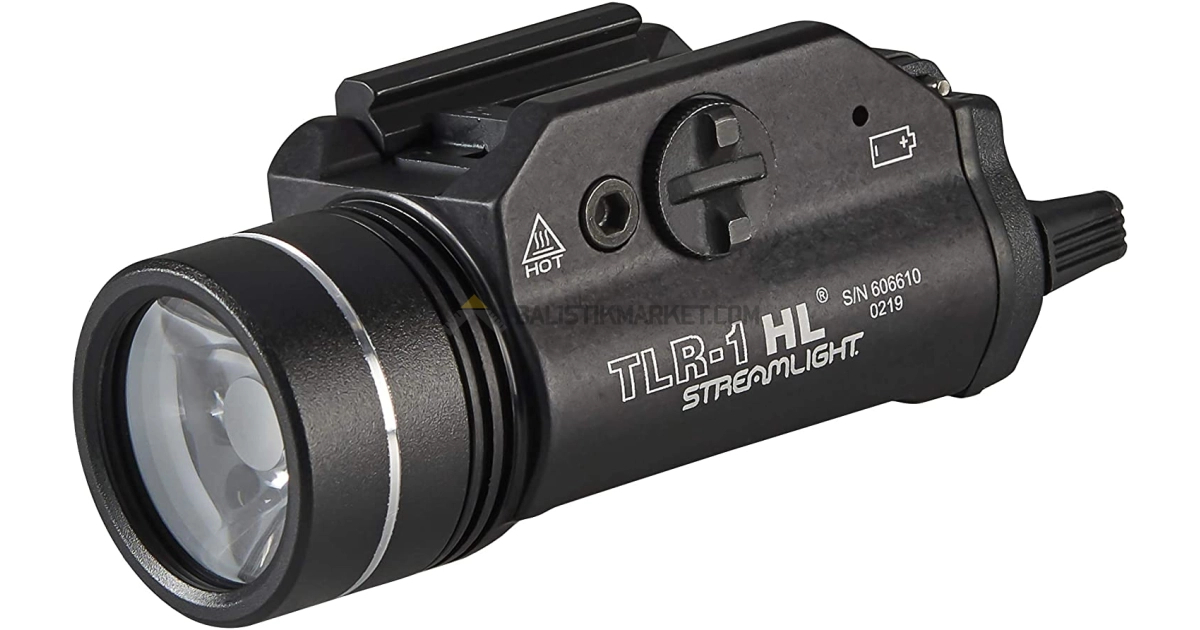 1-4 Streamlight TLR-I タクティカルLEDライト Streamlight TLR-1 HL 1000 Lümen Taktiksel Tabanca Feneri (Siyah)