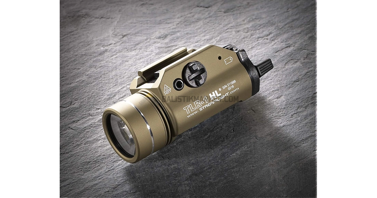 Streamlight TLR-1 HL 1000 Lümen Taktiksel Tabanca Feneri (Flat Dark Earth)