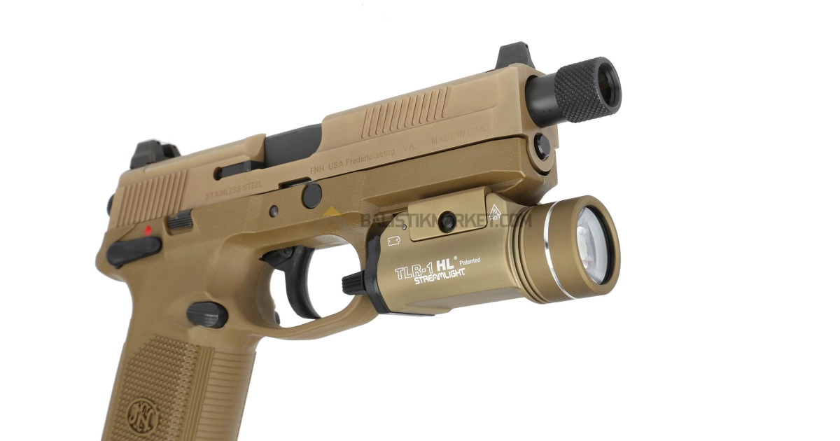 Streamlight TLR-1 HL 1000 Lümen Taktiksel Tabanca Feneri (Flat Dark Earth)