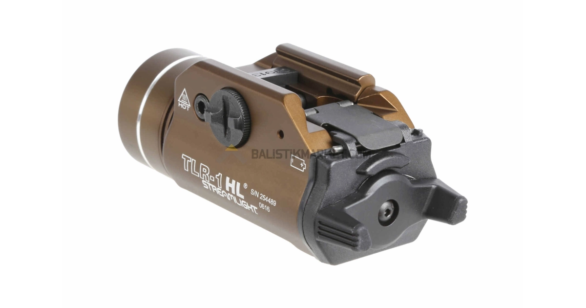 Streamlight TLR-1 HL 1000 Lümen Taktiksel Tabanca Feneri (Flat Dark Earth Brown)