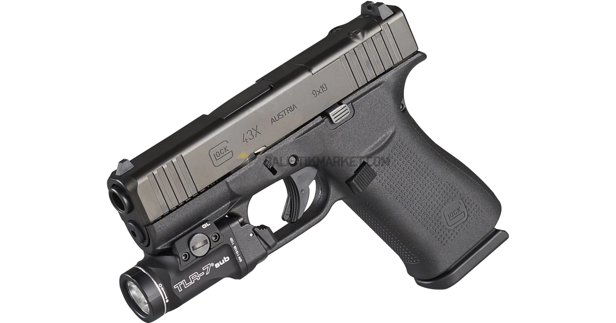 Streamlight TLR-7 Sub Ultra Compact 500 Lümen Taktiksel Tabanca Feneri (Glock 43X/48 MOS)