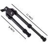 Tacband BPW Carbon Fiber Swivel Picatinny Bipod Çatal Ayak 8-11''