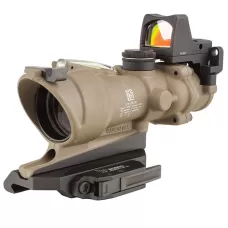 Trijicon ACOG 4x32 BAC ECOS & 3.25 MOA RMR Tüfek Dürbünü (FDE)