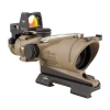 Trijicon ACOG 4x32 BAC ECOS & 3.25 MOA RMR Tüfek Dürbünü (FDE)