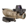 Trijicon ACOG 4x32 BAC ECOS & 3.25 MOA RMR Tüfek Dürbünü (FDE)