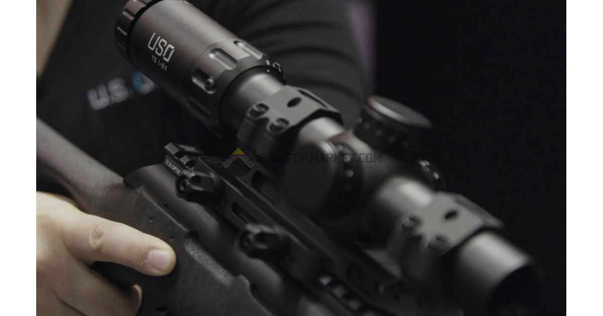 U.S. Optics TS-6X 1-6x24 SFP Kırmızı Tek Nokta (2 MOA) Tüfek Dürbünü