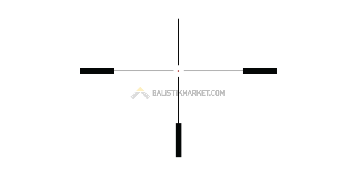 U.S. Optics TS-8X 1-8x24 SFP Kırmızı Tek Nokta (2 MOA) Tüfek Dürbünü