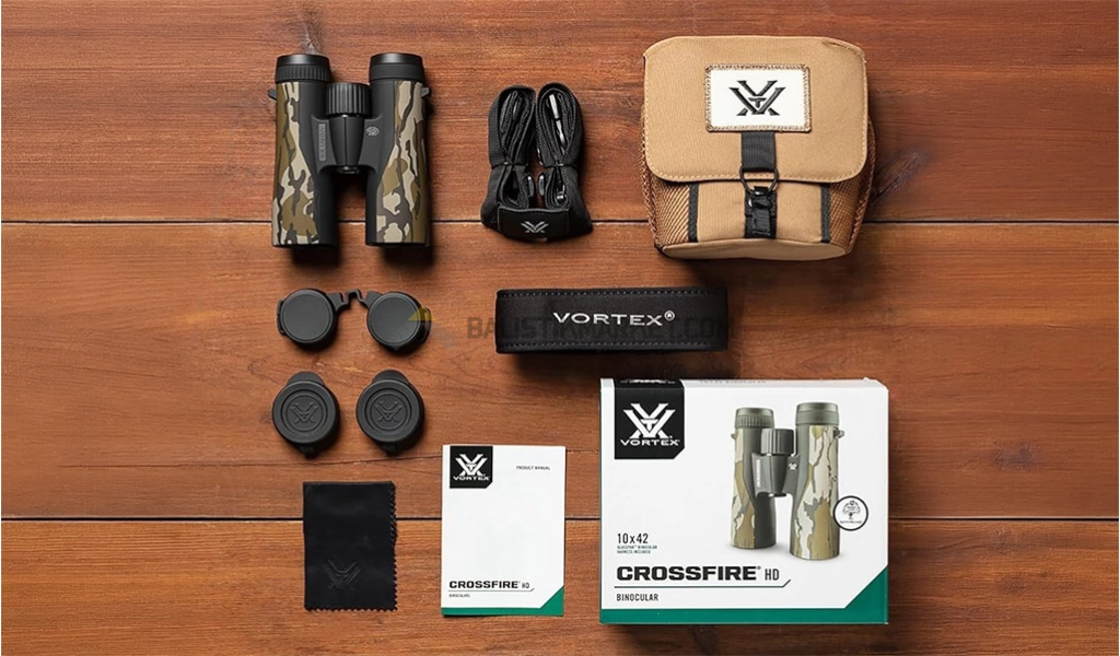 Vortex Crossfire HD 10x42 Binocular El Dürbünü (Mossy Oak Bottomland)