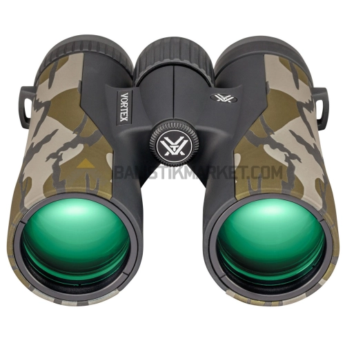 Vortex Crossfire HD 10x42 Binocular El Dürbünü (Mossy Oak Bottomland)