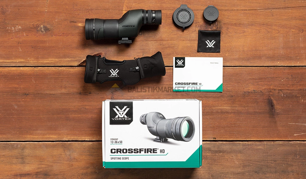 Vortex Crossfire HD 12-36x50 Gözetleme Dürbünü (Düz)