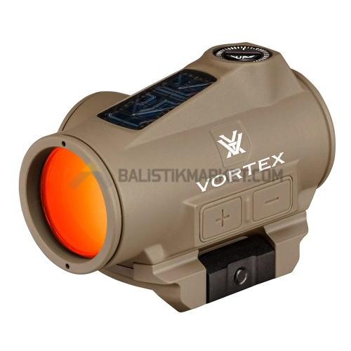 Vortex Crossfire II Solar Red Dot Nişangah (2 MOA, Tan)