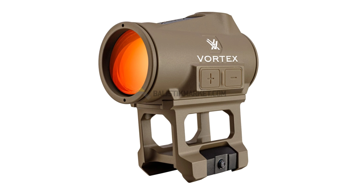 Vortex Crossfire II Solar Red Dot Nişangah (2 MOA, Tan)