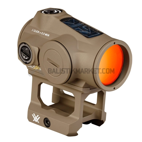 Vortex Crossfire II Solar Red Dot Nişangah (2 MOA, Tan)