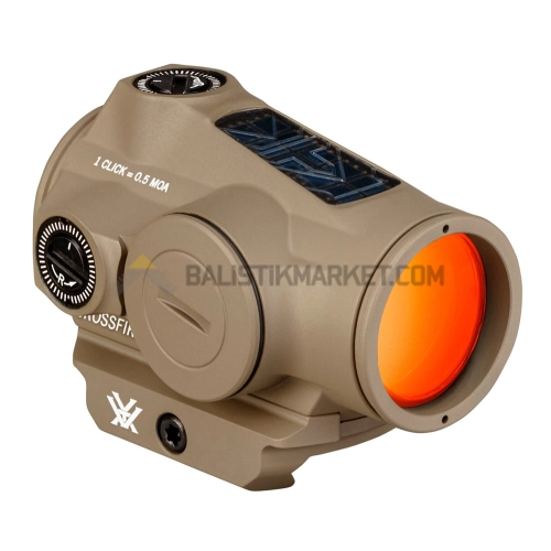 Vortex Crossfire II Solar Red Dot Nişangah (2 MOA, Tan)
