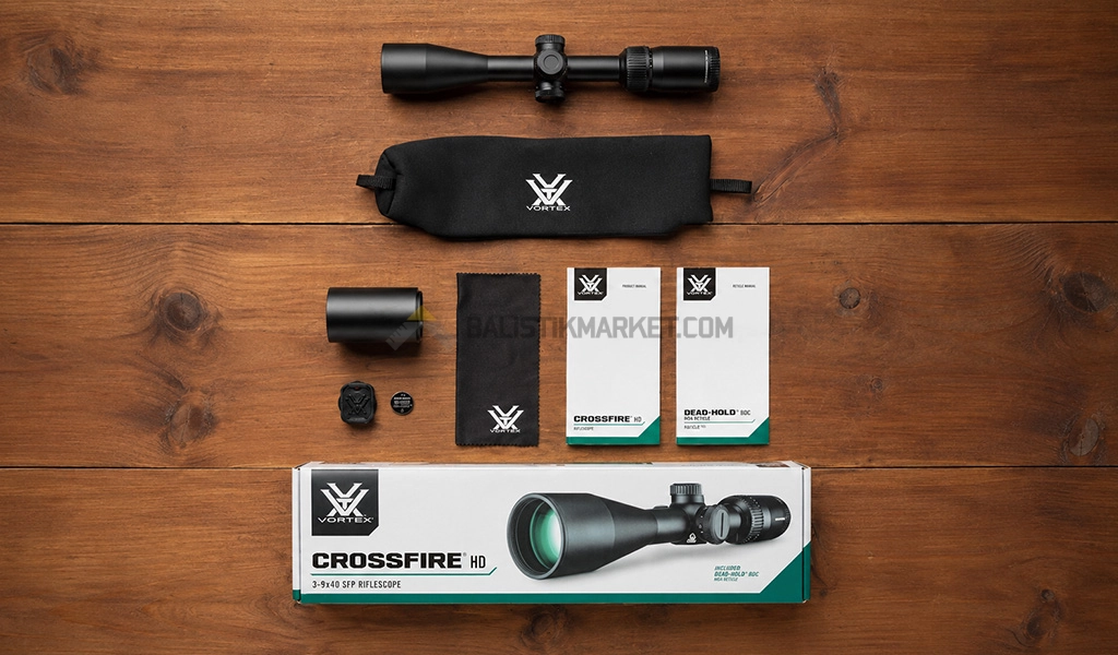 Vortex Crossfire HD 3-9x40 SFP Dead-Hold 2A BDC (MOA) Tüfek Dürbünü