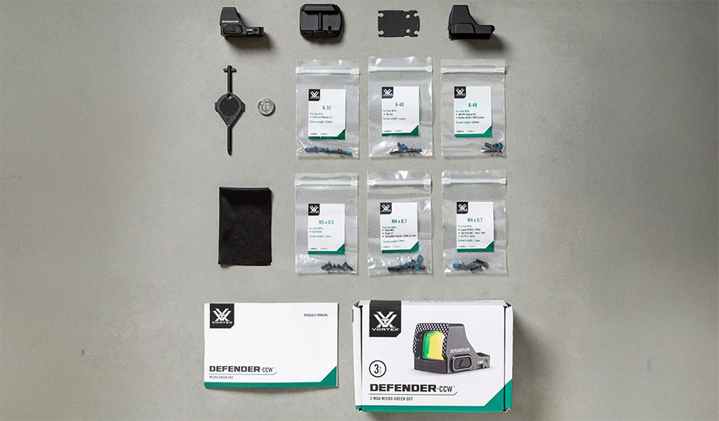 Vortex Defender-CCW Micro Green Dot (3 MOA)