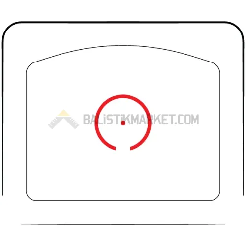 Vortex Defender-CCW Enclosed Solar Red Dot (3 MOA & 32 MOA Circle)