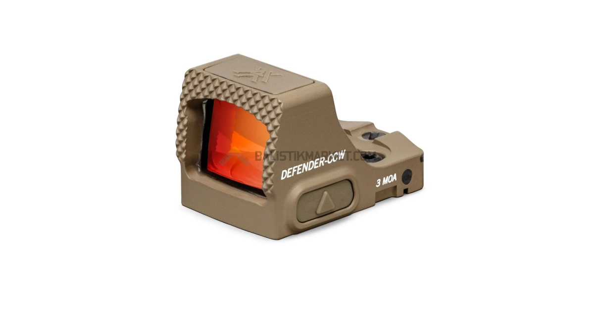 Vortex Defender-CCW Micro Red Dot (3 MOA, Tan)