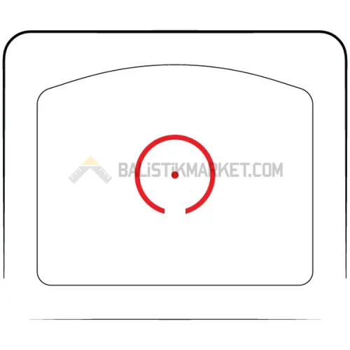 Vortex Defender-ST Enclosed Solar Red Dot (3 MOA & 32 MOA Circle)
