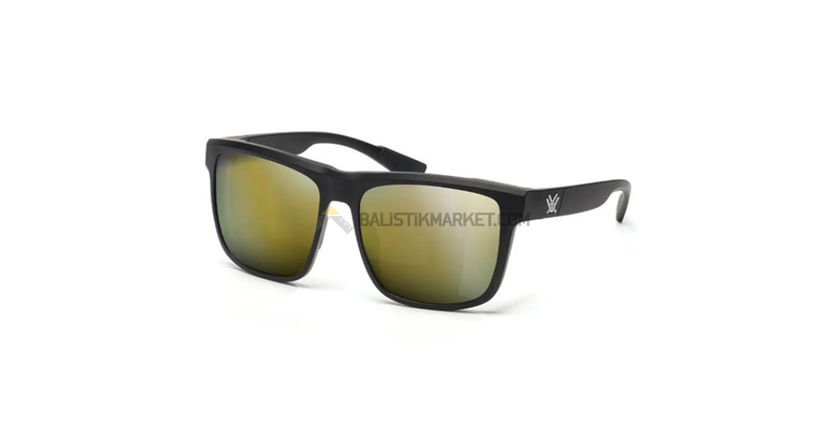 Vortex Banshee Balistik Gözlük, Gold Lens (Siyah, Amber)