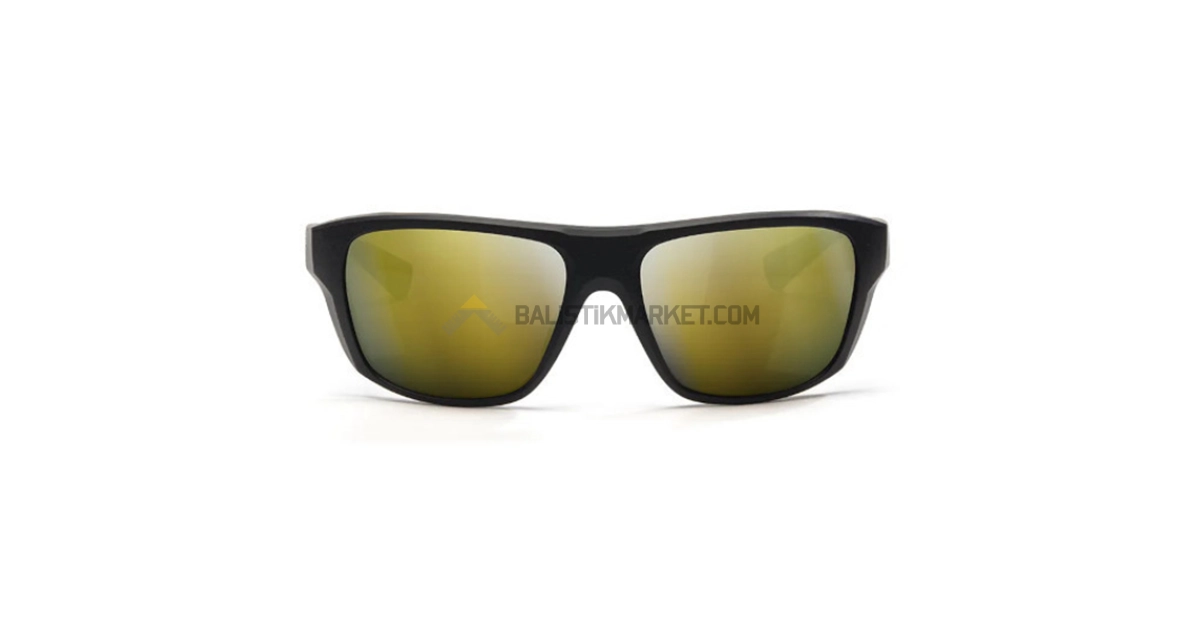 Vortex Jackal Balistik Gözlük, Gold Lens (Siyah, Amber)