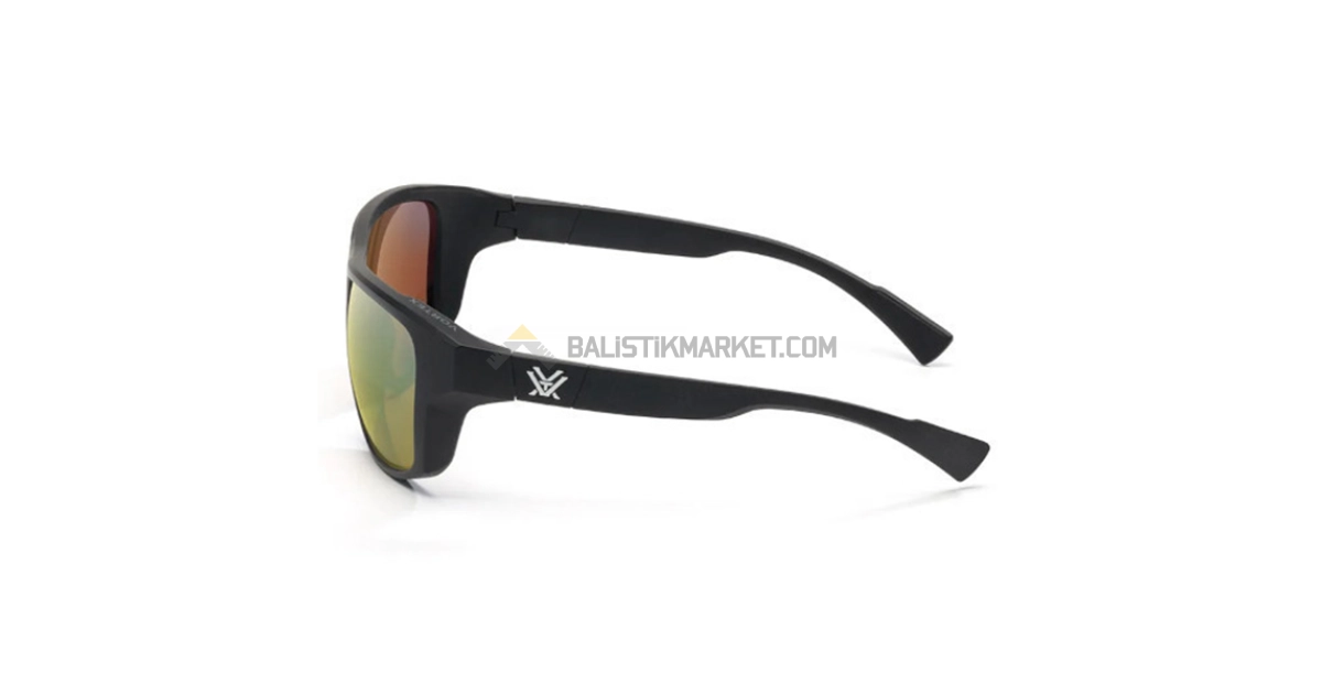 Vortex Jackal Balistik Gözlük, Gold Lens (Siyah, Amber)