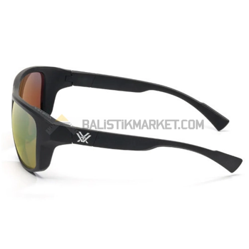 Vortex Jackal Balistik Gözlük, Gold Lens (Siyah, Amber)