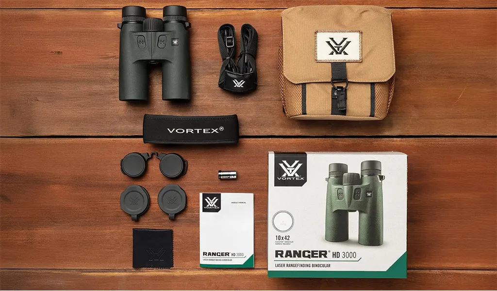 Vortex Ranger HD 3000 10x42 Binoküler Lazer Mesafe Ölçer